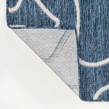Nolan Modern Coastal Organic Shapes Indoor/Outdoor Area Rug
